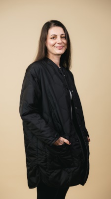LIMITKA - prošívaná bunda Millie prodloužená bez kapuce